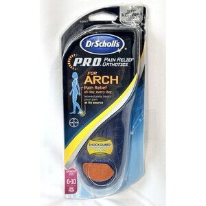 Dr Scholl's Women's 6-10 Arch Pain Relief PRO with Shock Guard Brand New Sealed